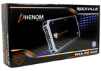 Rockville RXA-F2 4-Channel Car Amplifier Bundle with 4 AWG Wiring Kit