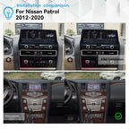 12.8 Inch for Nissan Patrol 2012-2020 for Tesla-Style Touchscreen Stereo
