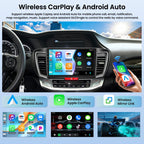 Car Radio Stereo for Honda Accord 2016-2017 (for Full OEM Screen) with Wireless CarPlay Android Auto/Android 15/10 inch 1280 * 720 IPS Touch Screen/GPS/32EQ/Bluetooth 5.0/Backup Camera/2G+64G