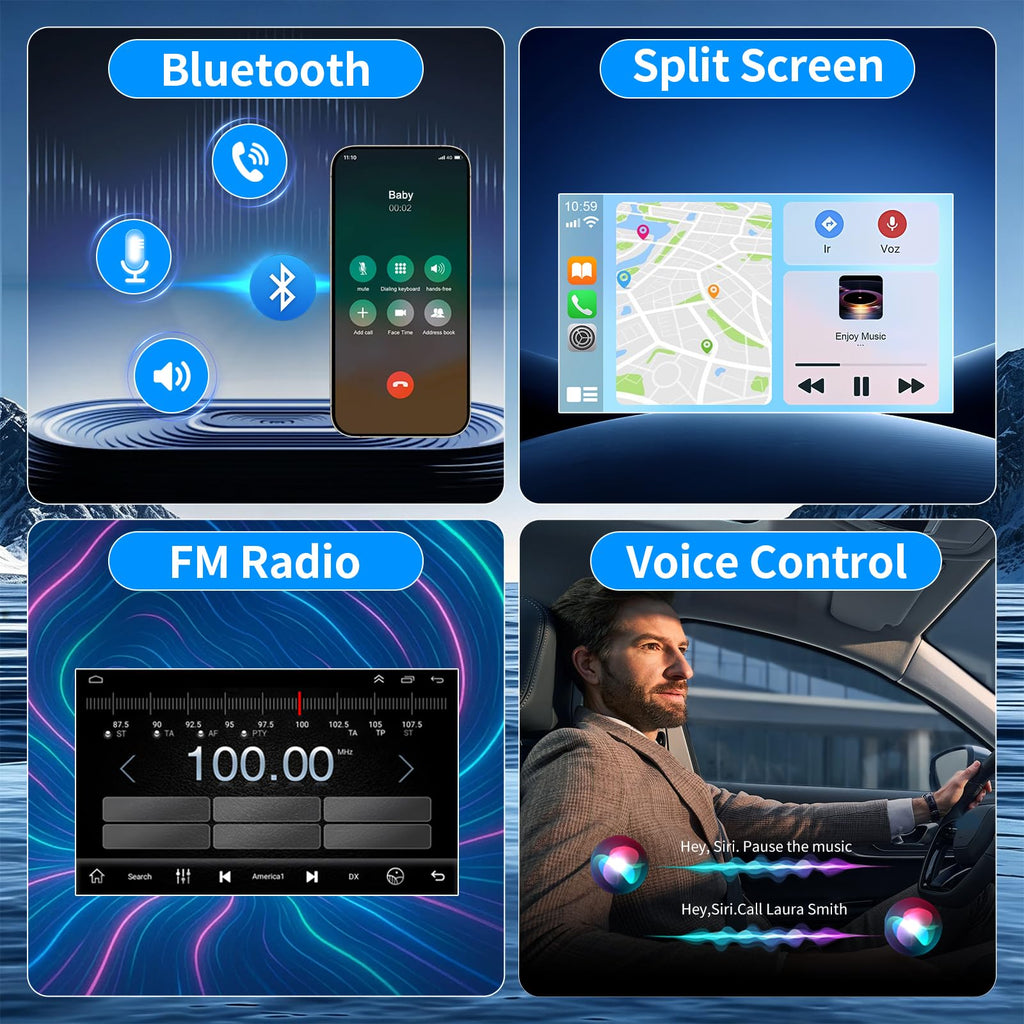 9.7" Upgrade Android 15 Car Stereo for Ford Transit 2013-2019, 2+64G