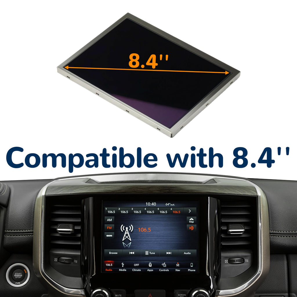 Touch Screen Radio 8.4" Radio Screen fit for Dodge Ram Jeep Grand Cherokee
