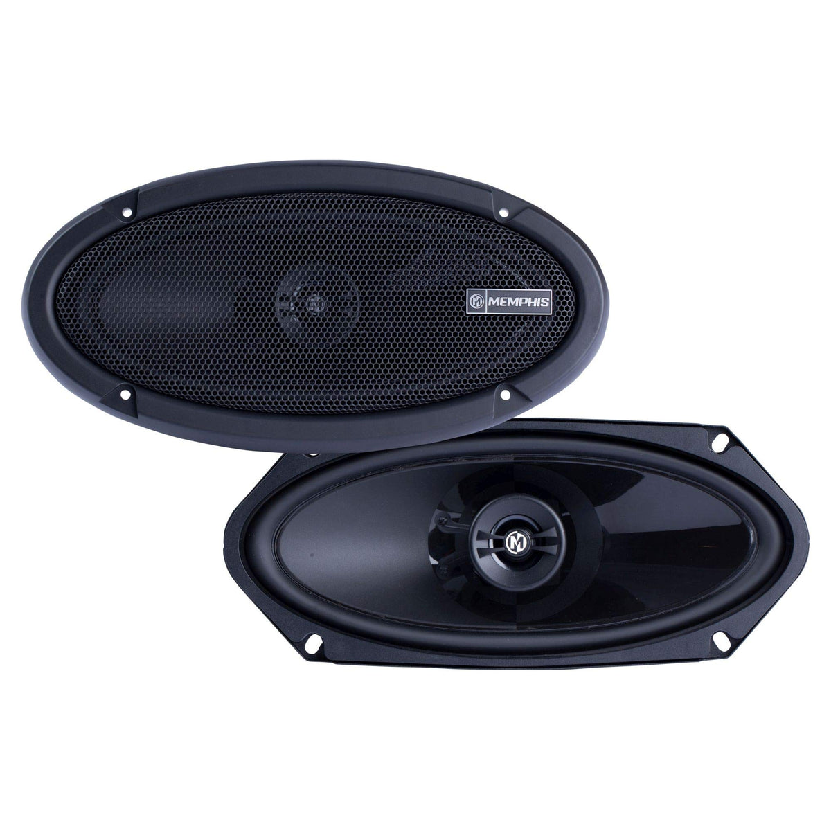 Memphis PRXP3 3.5" 2-Way with Point Source Tweeter and PRX410 Power Reference Series 4x10 2-Way Coaxial Speakers - Pair