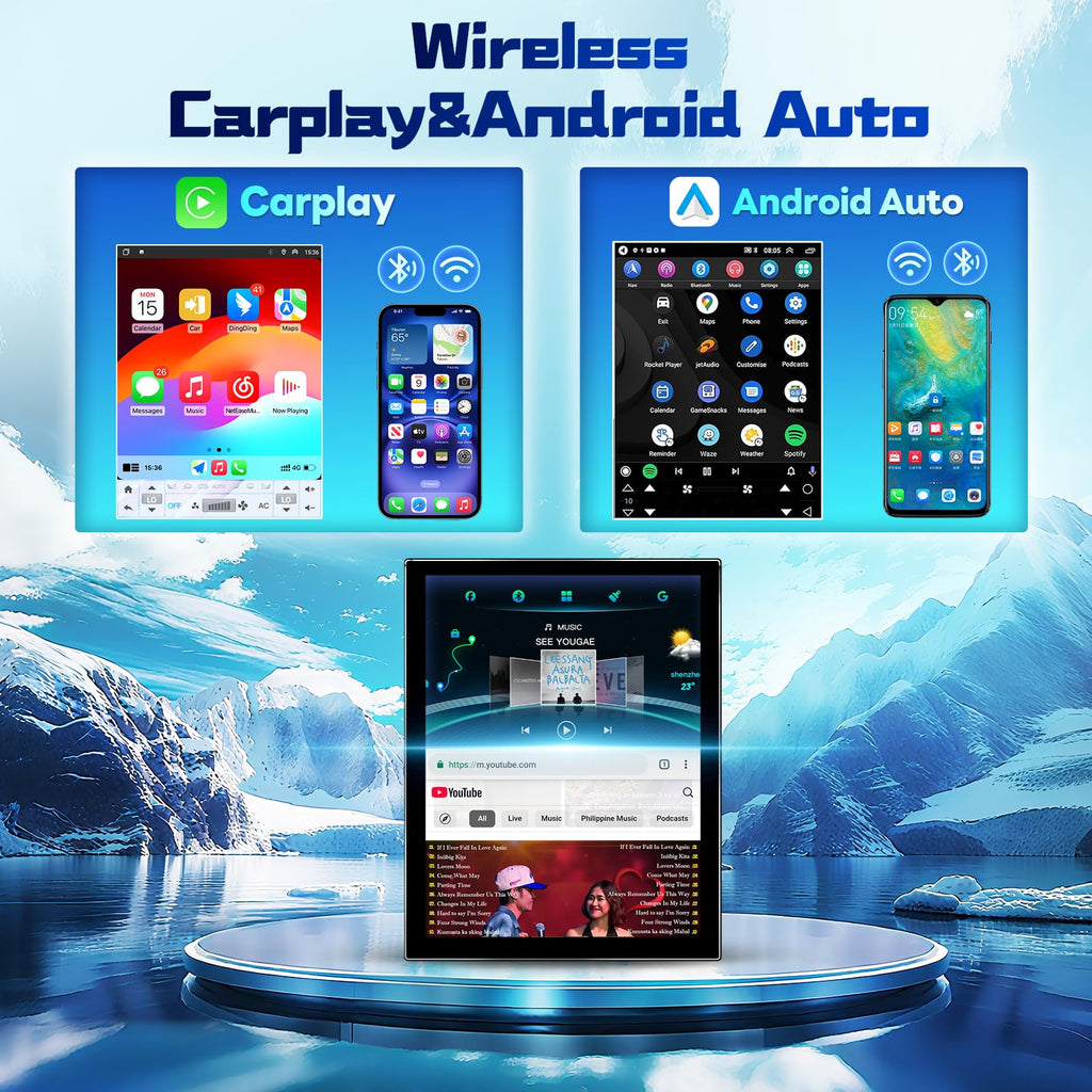 12.1" Android 13 4+64G Car Radio for Ford Taurus 2010 2011 2012