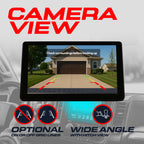 Master Tailgaters Black Tailgate Handle with Backup Camera Replacement for Ford Econoline Van E150, E250, E350, E450 (2008-2024) | IP68 Waterproof | Parking Grid Lines Available | Easy to Install