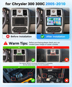 MAHVEC Car Radio Stereo for Chrysler 300 300C 2005-2010 Android 15 4G+64G