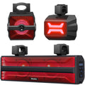Ehaho 2.1CH Stereo UTV Sound Bar, 16.9 Inch Bluetooth UTV Speakers with RGB
