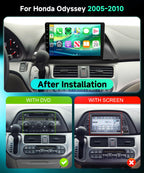 Rimoody 8Core 6G+128G Android Car Stereo Radio for Honda Odyssey 2005-2010
