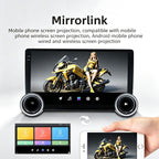 10.1in Double-Knob Touchscreen Android 13 Car Stereo Radio for Honda Civic 2016-2020 (2G+64G) with Wireless CarPlay, Android Auto, Mirror Link, Bluetooth, FM, GPS Navigation, WiFi, HiFi Function, SWC