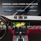 Android Screen Upgrade for Porsche Macan 2014-2017 Touch Screen Replacement 12.3 inch Multimedia Player GPS Navigation Carplay fit for PCM3.1 & PCM4.0 (2014-2016,64GB)