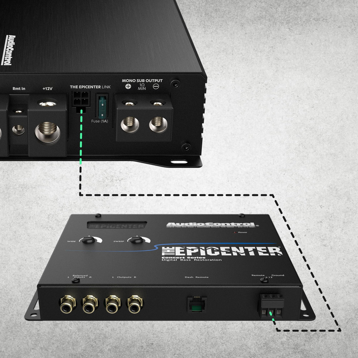AudioControl The EPICENTER Concert Series Bass Restoration Processor, White