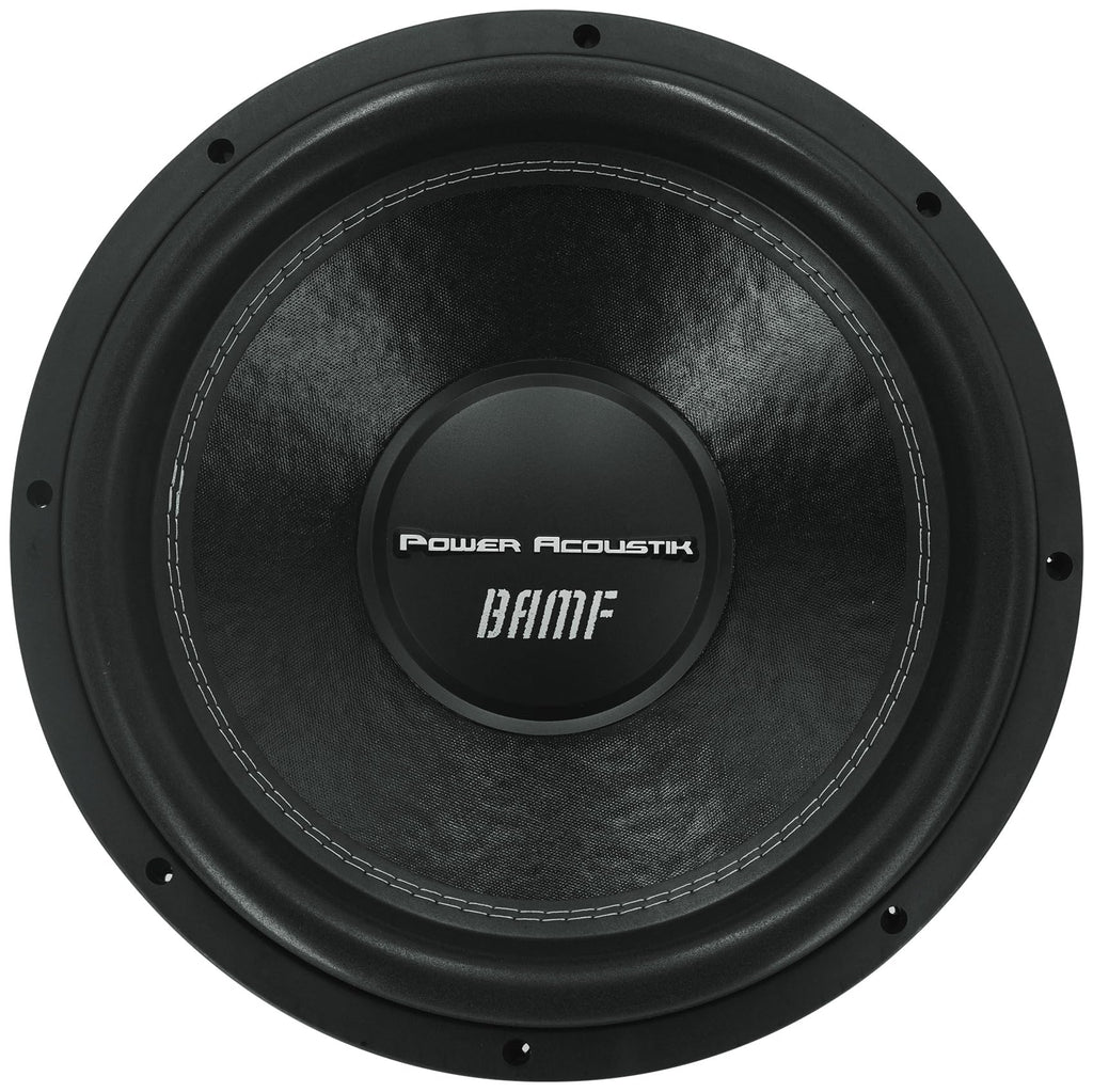 Audiosavings Bundle: (2) BAMF-154 15" Subwoofers, 3800W Peak Power, Dual Voice Coil 4-Ohm Configuration, High-Performance Bass for Custom Car Audio Systems (2 Items)