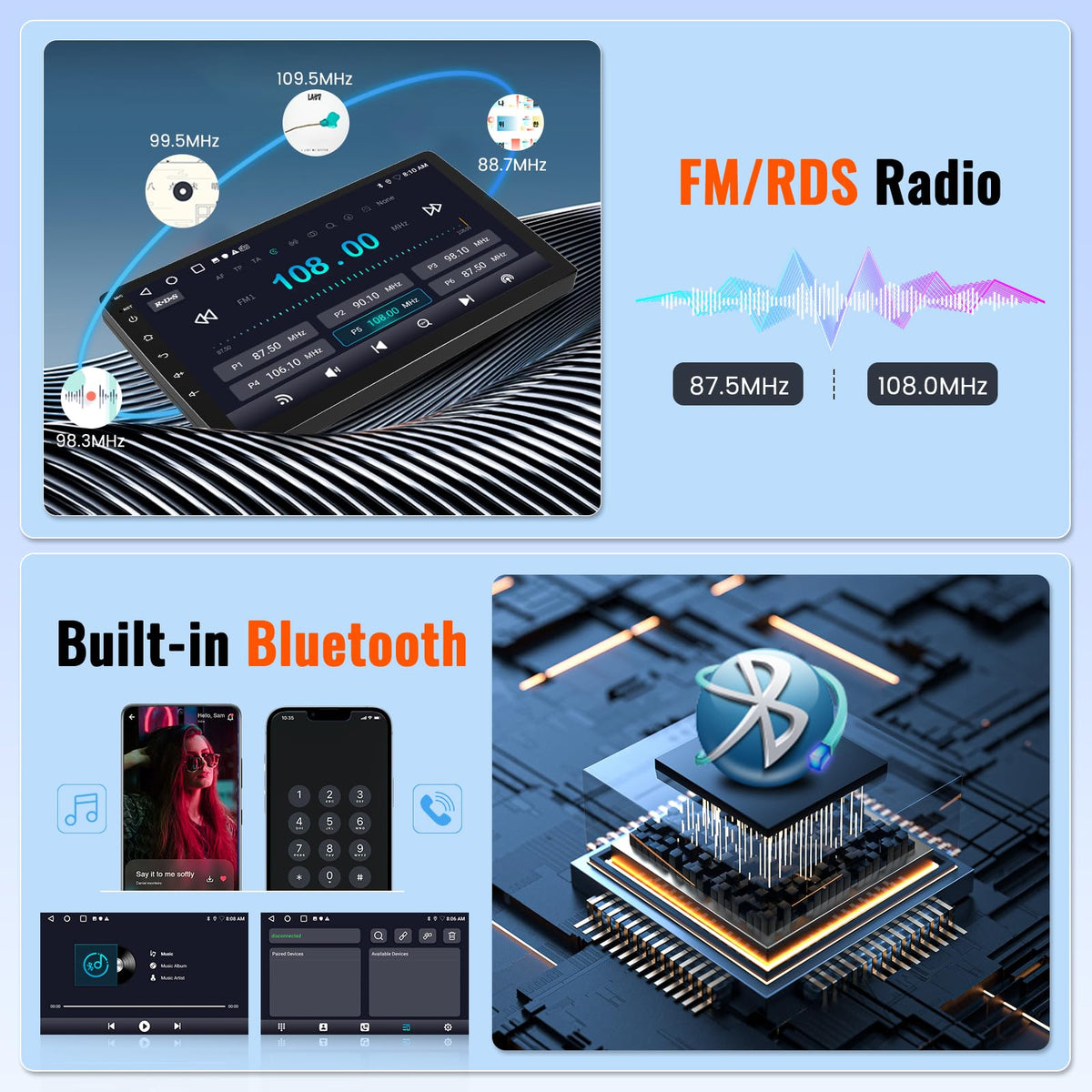 Android 15 Car Stereo for Chrysler 200 200C 200S 2015-2019