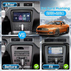 10.1 Inch Car Radio for Ford Mustang 2010-2014, Wireless CarPlay Android Auto, 2GB+32GB 8 Core Stereo, GPS