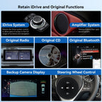 XTRONS 10.25 Inch Android 14 Car Stereo for BMW X5 F15 / X6 F16 (2014-2017) NBT System, IPS Touch Screen 4+64GB Car Radio GPS Navigation Support Wireless CarPlay Android Auto 4G LTE