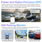 4K Front & 2K Rear 2 Channel HDR Dash Cam for Toyota Prius 2023-2026