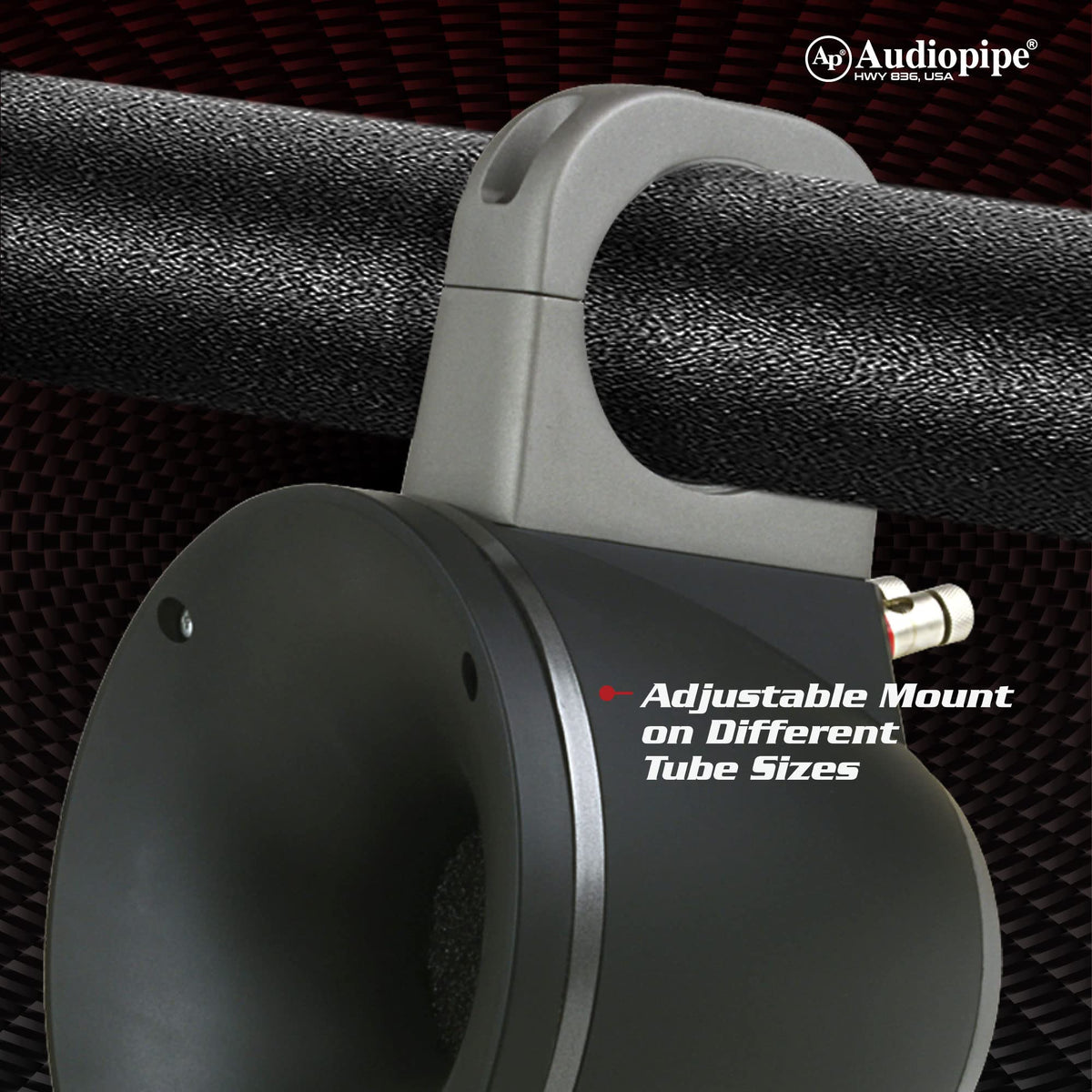 Audiopipe APMP-H505TWR 6" Marine Wakeboard Tower Compression Driver Speaker 160 Watts