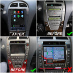 12.8" Car Stereo for Lexus ES350 2006-2012 (Std Audio/INFO Button ONLY), 8-Core 4GB+64GB Touch Screen Radio with Wireless CarPlay, Android Auto, GPS, Bluetooth, Backup Camera