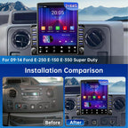 9.7" Car Stereo Radio 2+64G for Ford E-250 E-150 E-350 Super Duty 2009-2014