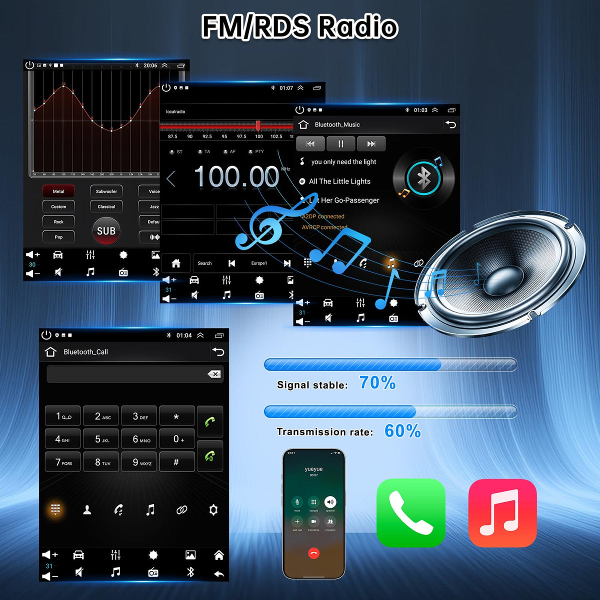 Android 15 Car Radio Stereo for Nissan Altima 2005-2006 Double Din 2+64G