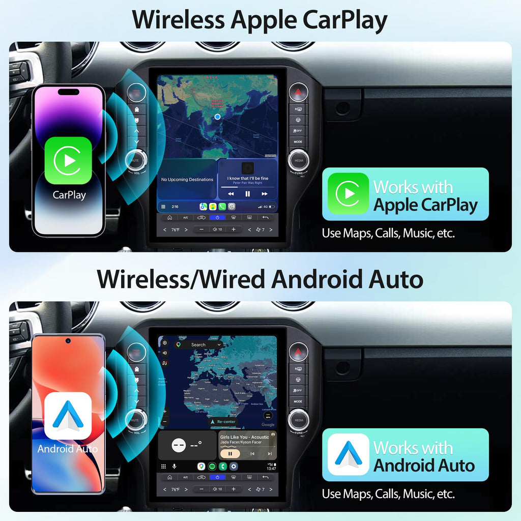 LINKSWELL Lite2 Android 13 Car Radio Stereo for Ford Mustang 2015-2023