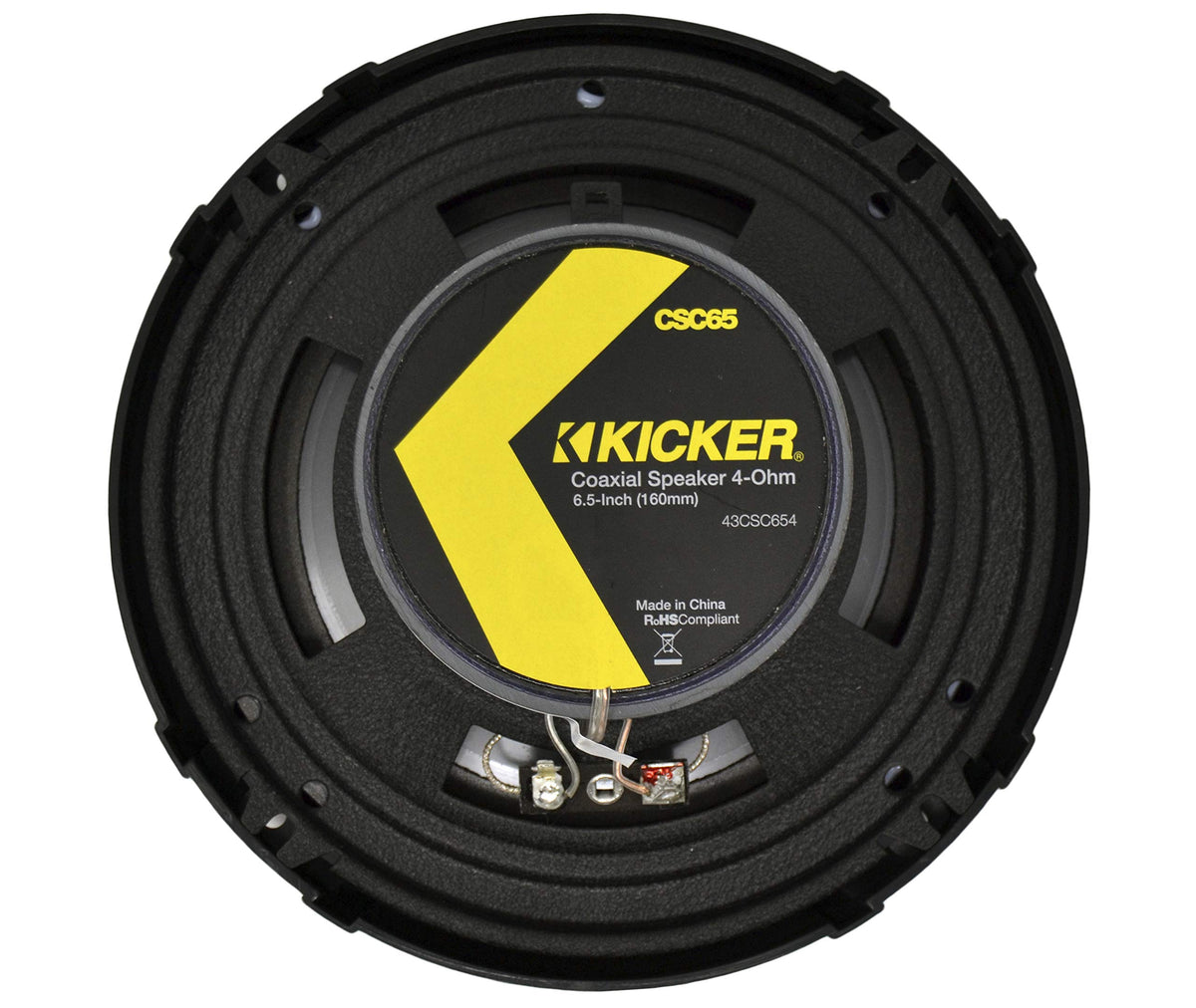 Kicker CS Series CSC65 6.5 Inch Car Audio Speaker with Woofers (2 Pairs)
