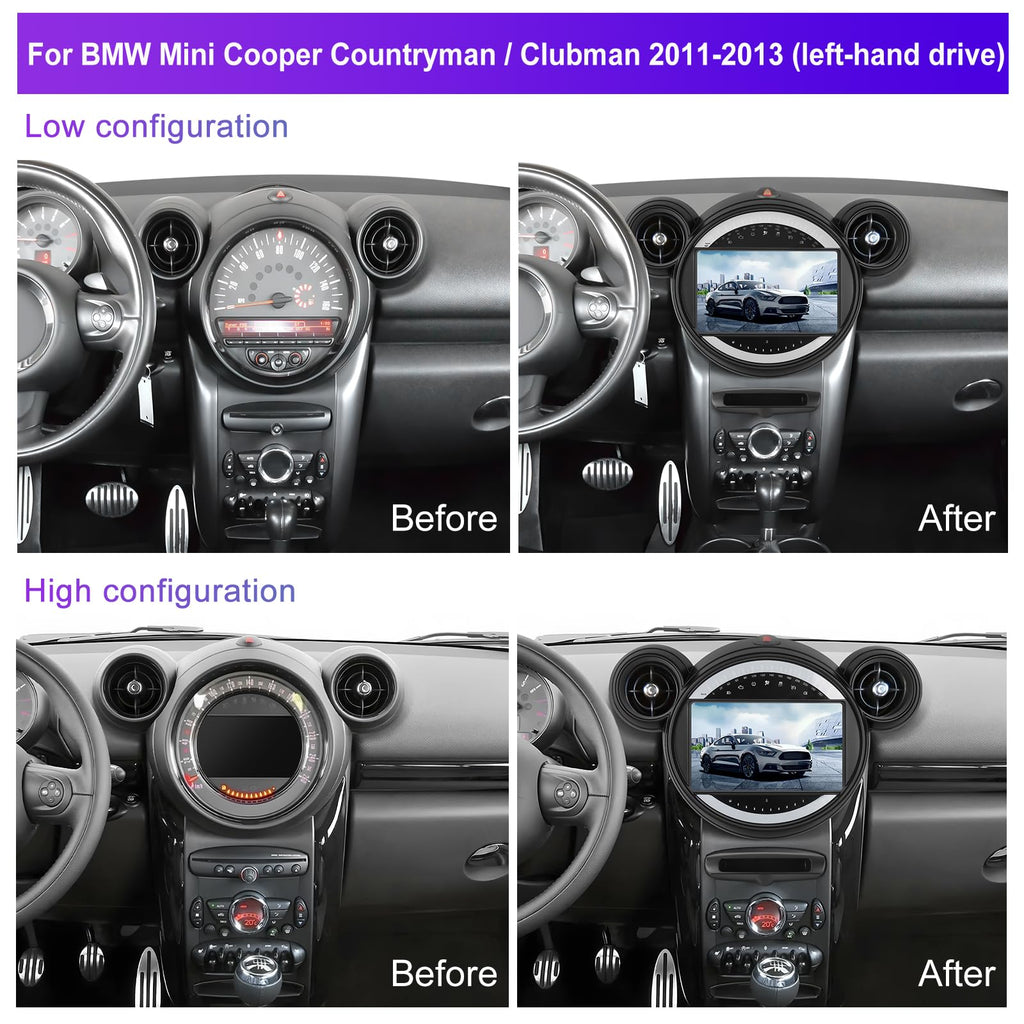 4G+64G Android Car Stereo for BMW Mini Cooper Countryman/Clubman 2011-2013