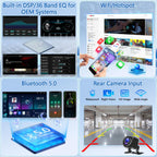 Android 14 Car Stereo Radio Fit for 2009-2020 Isuzu N Series (NNR/NPR/NPS/NQR) Truck 7 HD Touchscreen Wireless Car-Play Android Auto Bluetooth Stereo w/Backup Cam+Mic | GPS | WiFi | FM | 4+64G