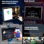 for Mercedes-Benz Sprinter 2018-2022 Android 13 Car Stereo Radio, 13.3 inch Multifunctional Touch Screen in-Dash GPS Navigation with Carplay, WiFi, BT, FM Backup Camera,8 cores 2+32