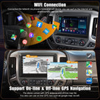Car Radio for Chevrolet Silverado & GMC Sierra 2014-2018(Without Bo-se)