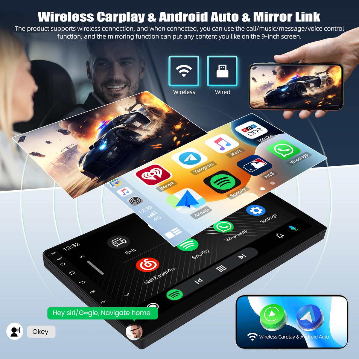 OiLiehu [4G+64G] Android 15 Car Stereo for Nissan Altima 2013 2014 2015