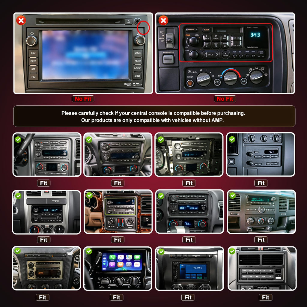 7 inch Car Radio for Chevrolet SSR 2003 2004 2005 2006 IPS Touchscreen Android 13 Stereo with Wireless CarPlay Android Auto, 4+64G GPS Navigation Bluetooth Backup Camera Steering Wheel Control