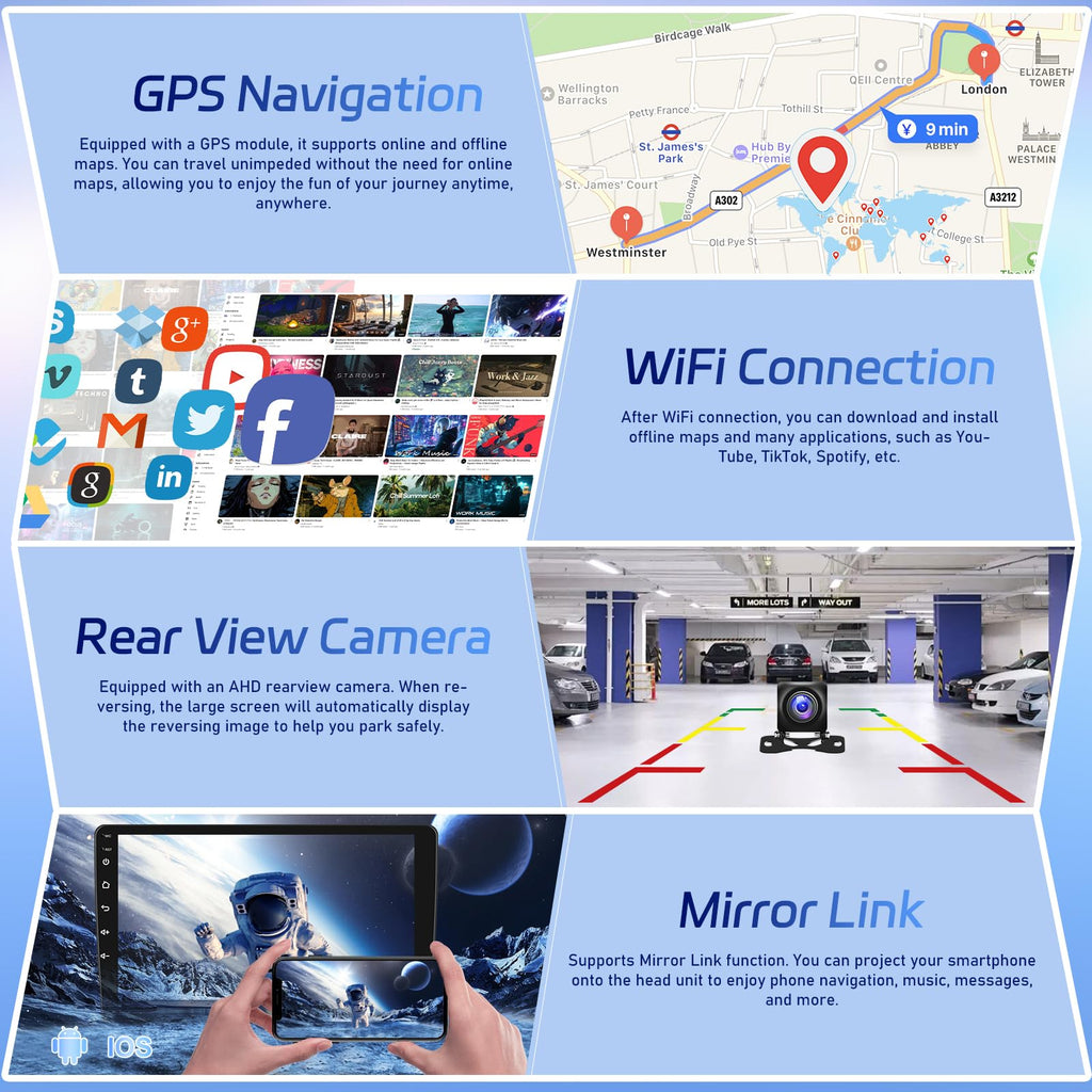 [8 Core 4+64G] Car Radio for Mazda 5 CW 2010-2015, Carplay and Android Auto