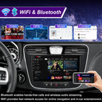 64G 5GWiFi Upgrade Car Radio for Chrysler 200 200C 200S 2011 2012 2013 2014, 9inch Touch Screen Accessories Replacement Stereo Wireless Carplay Android Auto Bluetooth GPS Navigation Backup Camera FM
