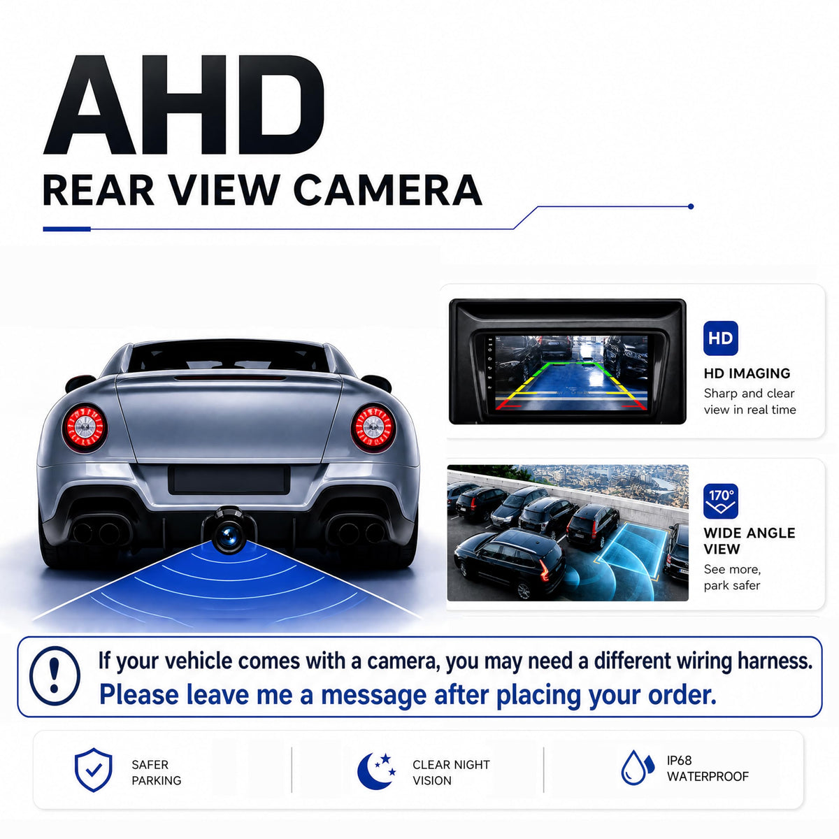 Android 14 Car Radio Stereo for BMW E53 X5 E39 M5 E38 1999-2007, 7" Touchscreen, Wireless CarPlay Android Auto, GPS, BT, SWC, WiFi 5G, DSP, FM RDS, Camera, 6m Extension, Dash Kit