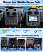 Car Stereo for Mitsubishi Eclipse 1995-2005, Montero 1997-2006