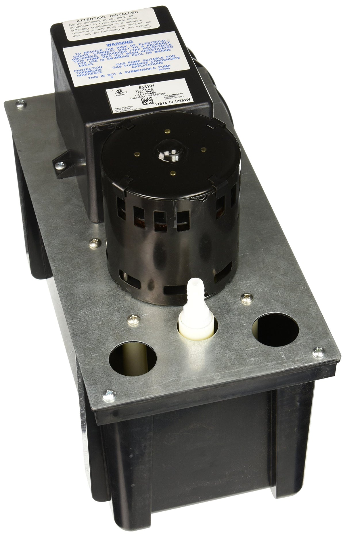Little Giant VCL-14ULS, 115V, 200 GPH, Condensate Removal Pump