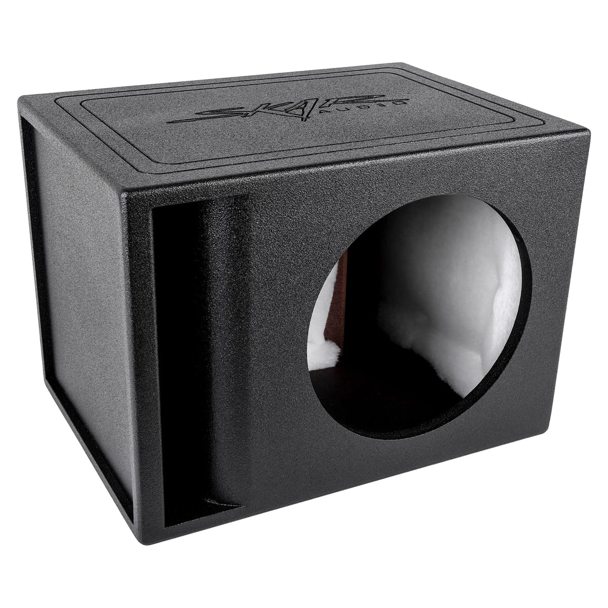 Skar Audio AR1X10V-SPL Single 10" SPL Series Universal Fit Armor Coated Ported Subwoofer Enclosure