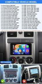 4Core 4+64G 7" Car Radio for Chevrolet Venture 2000-2005 Android 13