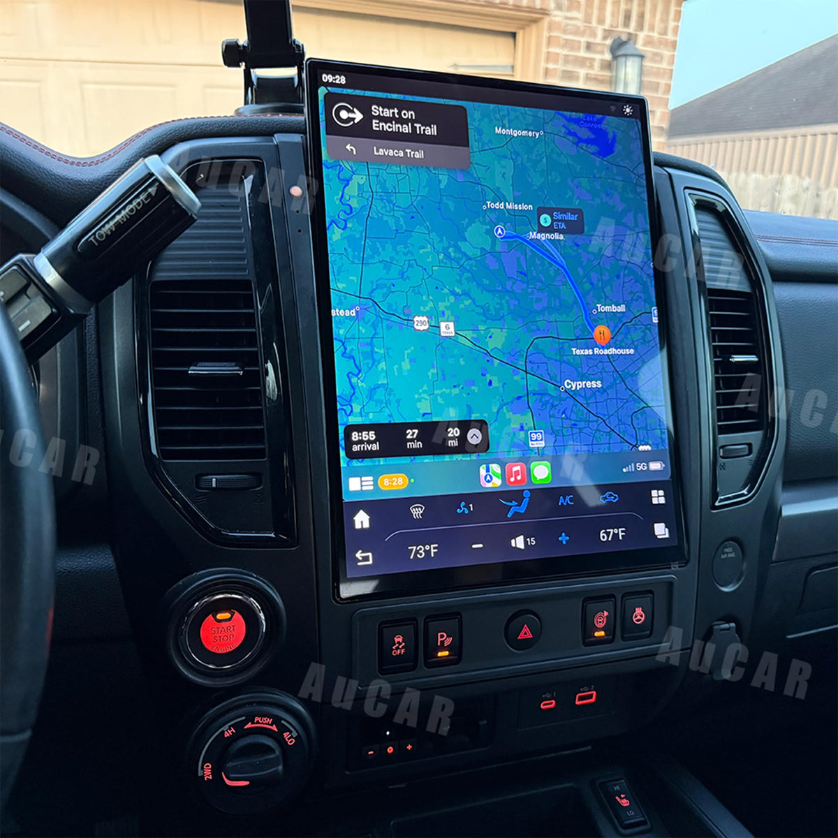 Android 13 Car Radio Head Unit for Nissan Titan 2020-2025, 15.6 Inch Touch Screen Car Multimedia Stereo Player GPS Navigation with Wireless Carplay, Android Auto,128GB, US 1 Yr Service