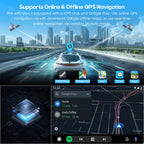 CARPURIDE 9" W901 Plus, Wireless CarPlay & Android Auto & Android 12.0