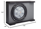 PowerBass PS-DF110T - 10" Single Loaded Down Firing Enclosure