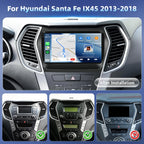 4Core+64G Android 15 Car Radio for Hyundai Santa Fe 2013-2018
