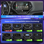 Qualcomm Car Radio for Jeep Cherokee 2014-2021 Replacement