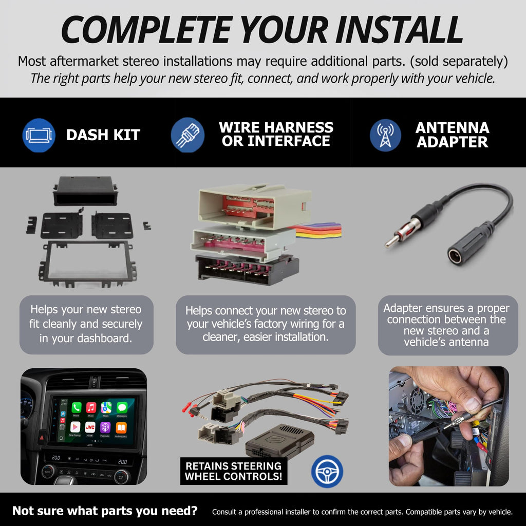 KENWOOD DDX9707S 6.95" Capacitive Touch Screen DVD Multimedia Receiver with Apple CarPlay & Android Auto