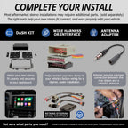 KENWOOD DDX9707S 6.95" Capacitive Touch Screen DVD Multimedia Receiver with Apple CarPlay & Android Auto