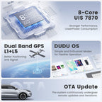 DUDUAUTO DUDU7 Car Radio for Toyota Camry 2021 2022 2023 LHD, Android 8Core 12+256GB 11.5" Touch Screen CarPlay Android Auto GPS Navigation Head Unit with Type-C Port Support 360 Camera