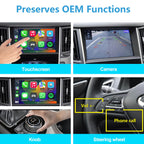 CarPlay & Android Auto for Infiniti Q50 2015-2019, OEM Features Retained