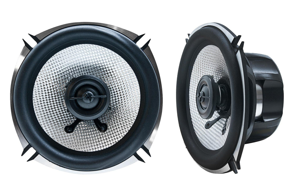 Earthquake Sound VTEK-MC5 500W 5.25-inch 2-Way Component Set with Tweeters and Passive Xovers,Black, Red, White, Gold, Grey