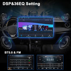 10'' 8Core & 64GB ROM Car Stereo Radio for Toyota Tacoma 2016-2022