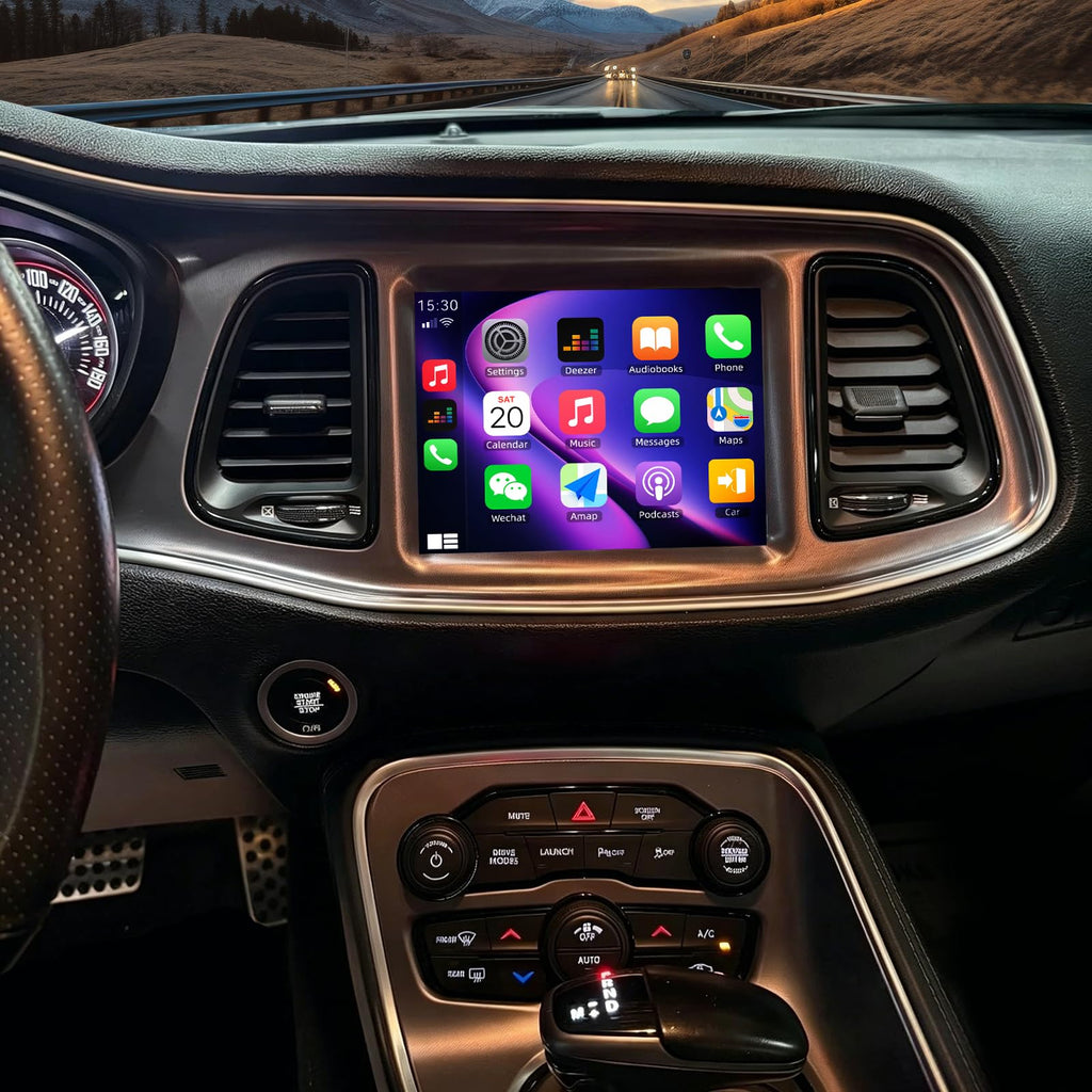 8.4" Wireless CarPlay & Android Auto Car Stereo for Dodge Challenger 15-21